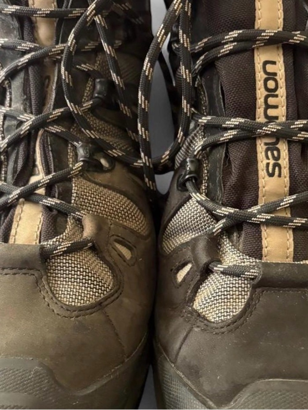 Salomon Men's Brown and Tan Trail Hiking Boots - Picture 5 of 6